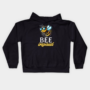 Bee Inspired Cool Cute Kawaii Honey Bee Kids Hoodie